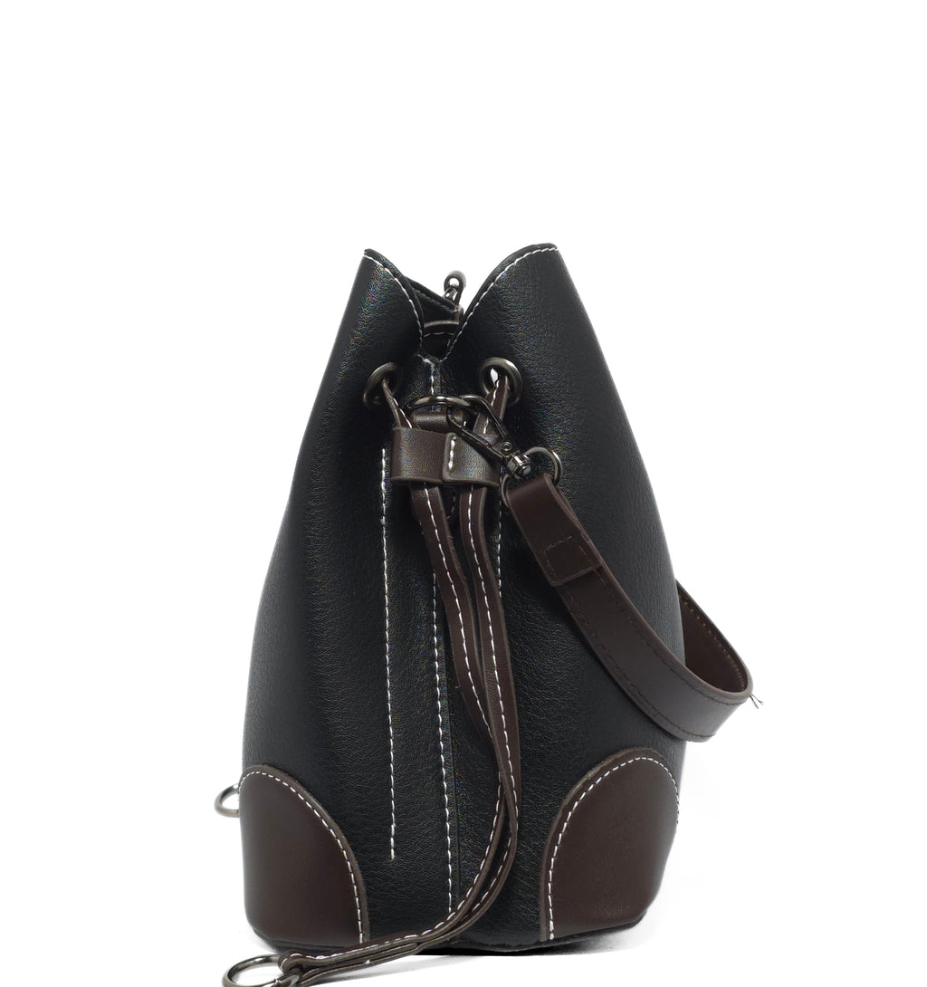 Minimalist Black Bucket Sling