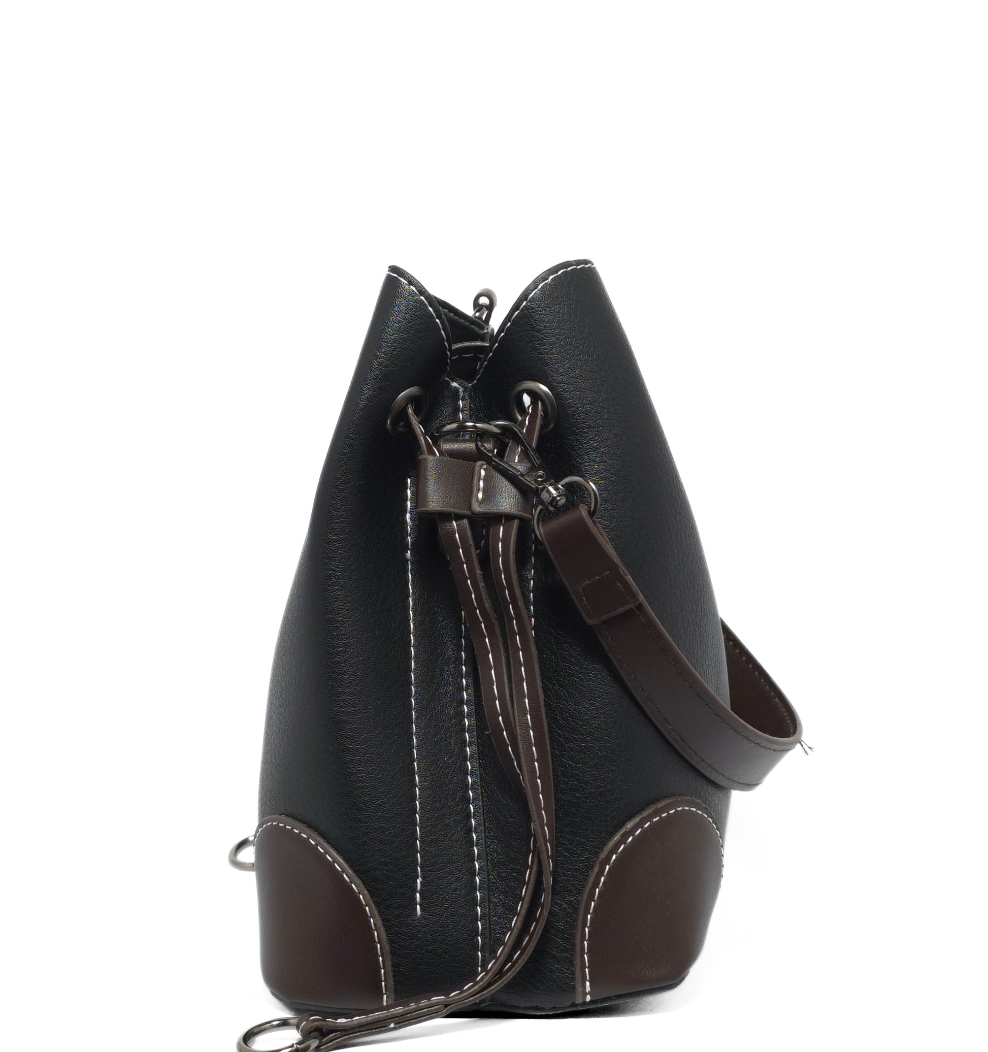 Minimalist Black Bucket Sling