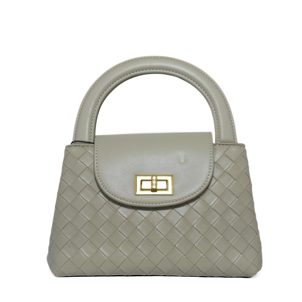 Olive Woven Texture Handbag