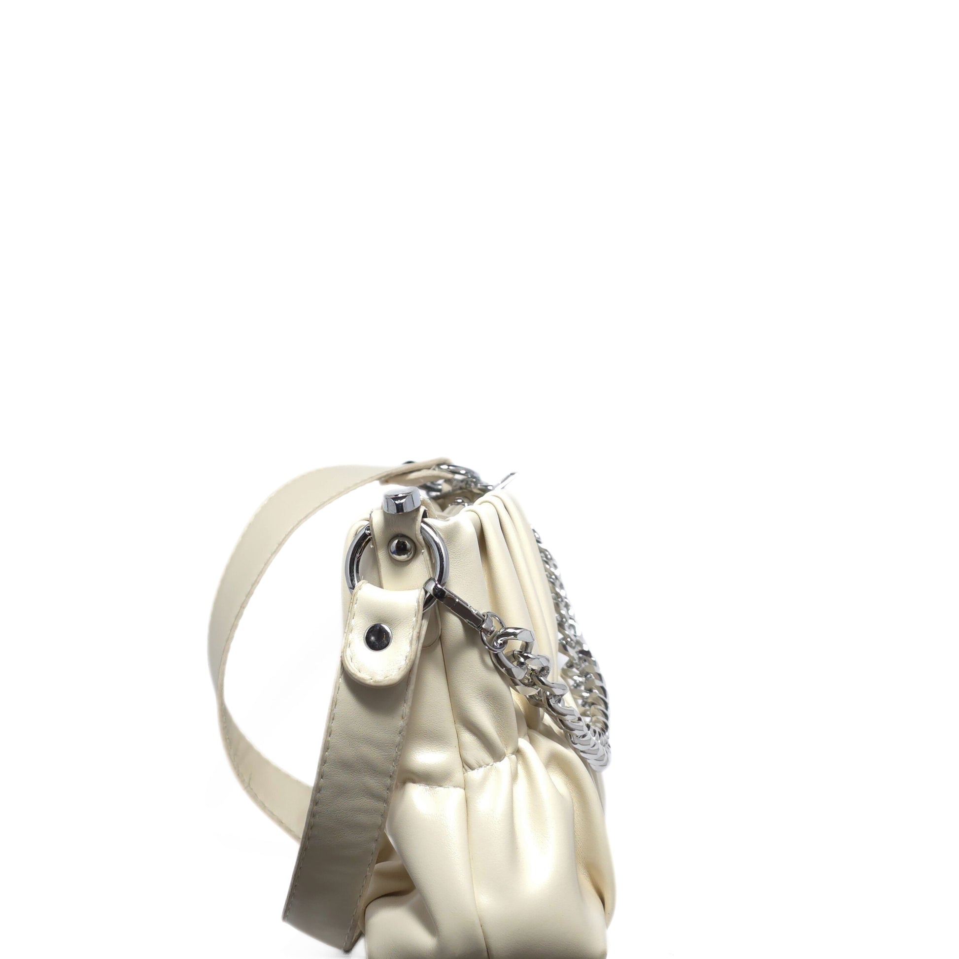 Ruched Chain Bag