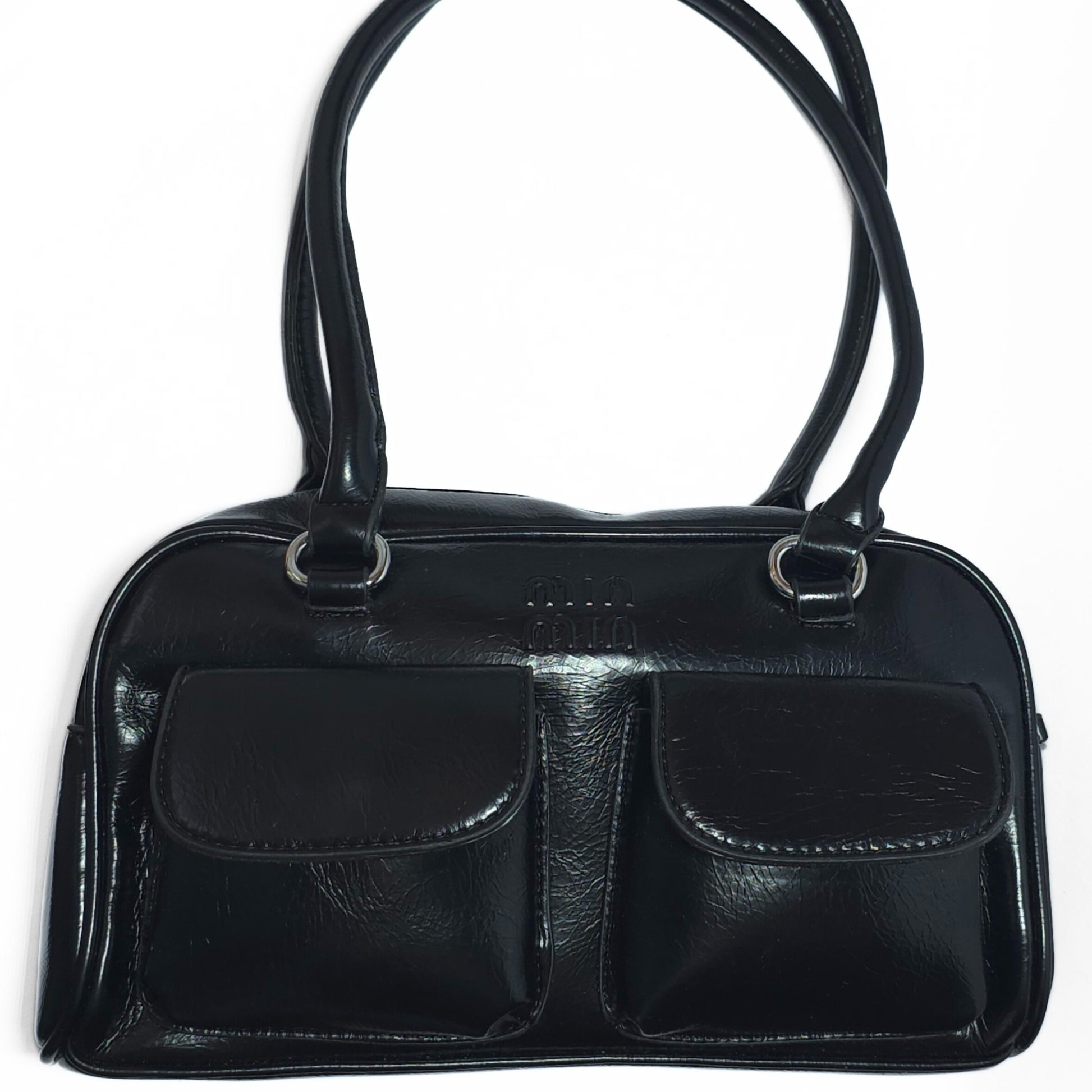 Twin-Pocket Shoulder Bag