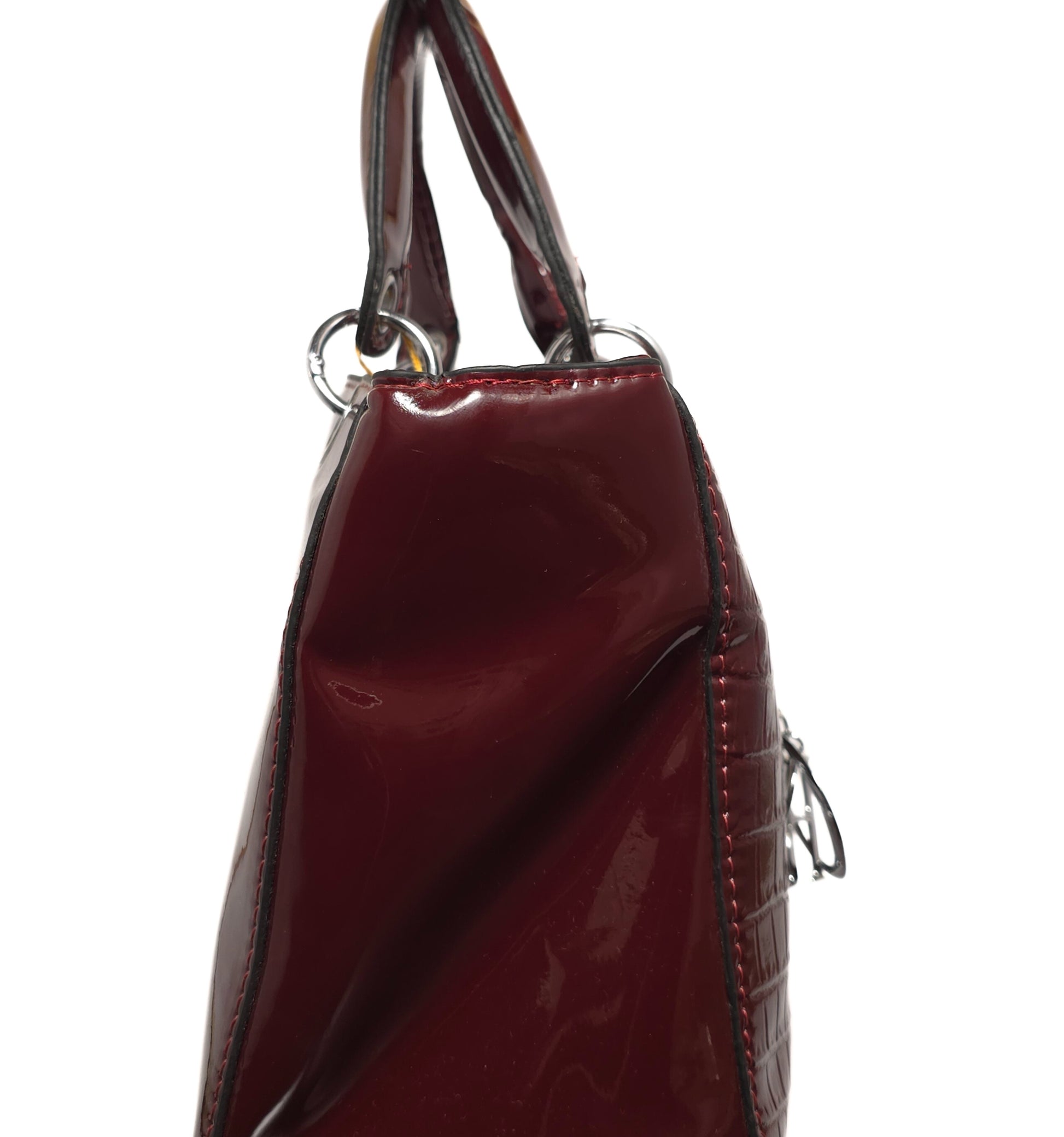 Patent Croc Bag