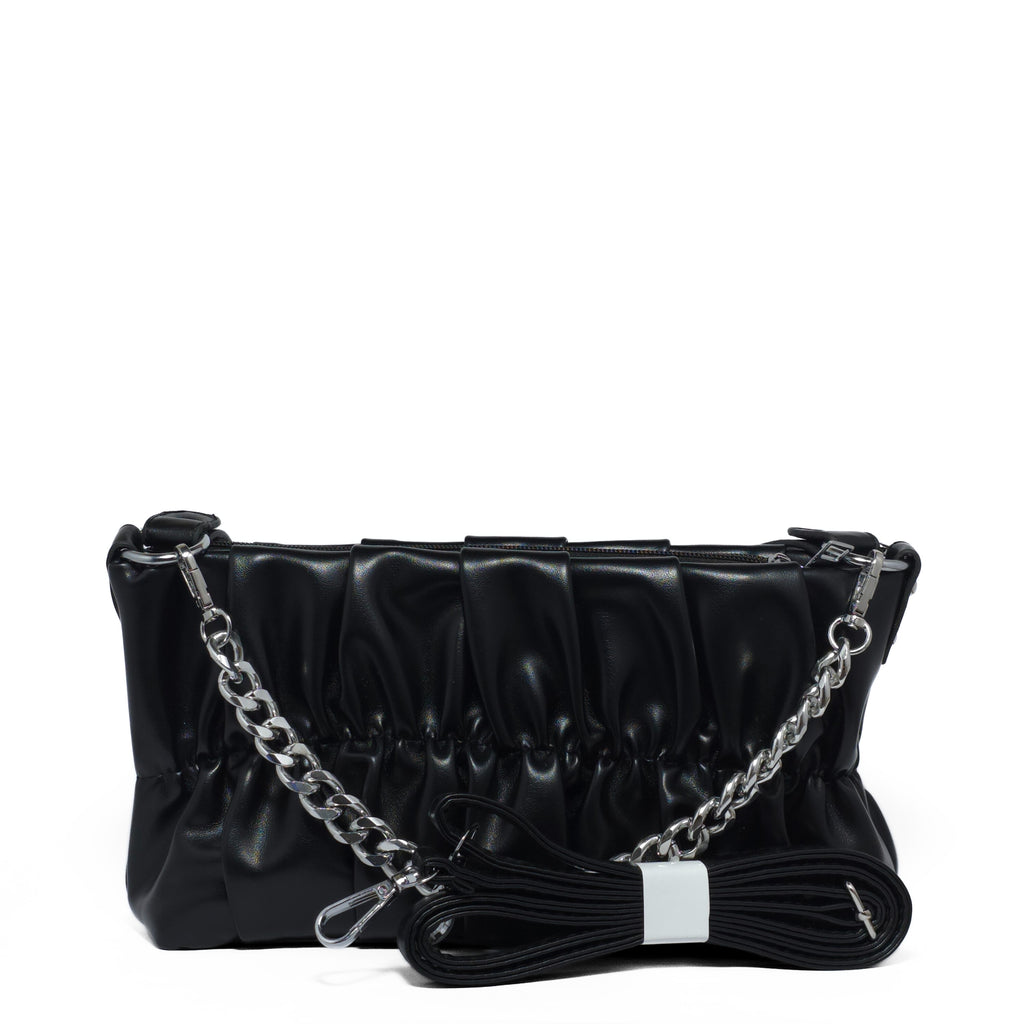 Ruched Chain Bag