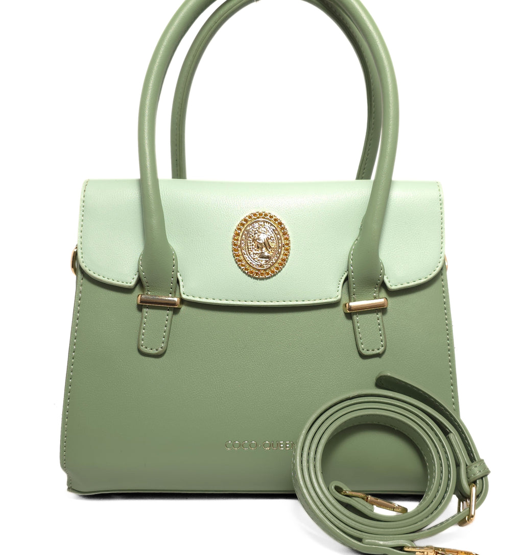 Medallion Satchel Bag