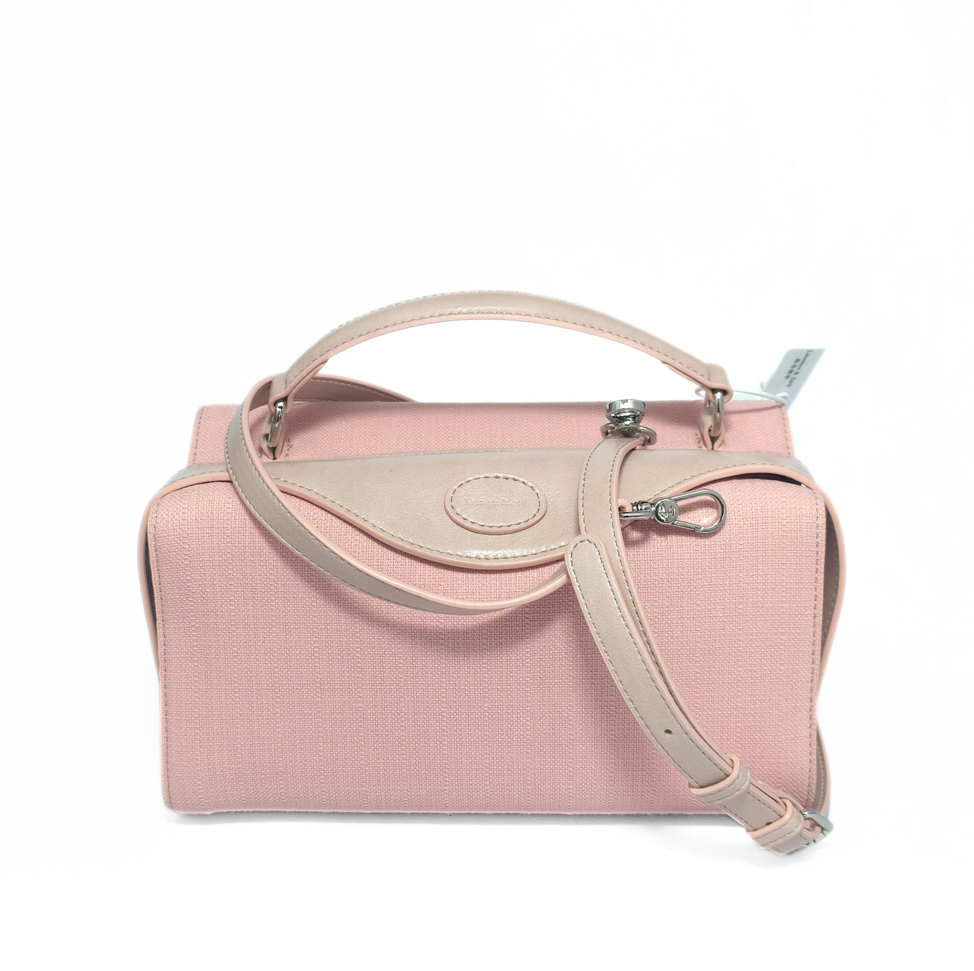 Classic Two-Tone Top Handle Bag