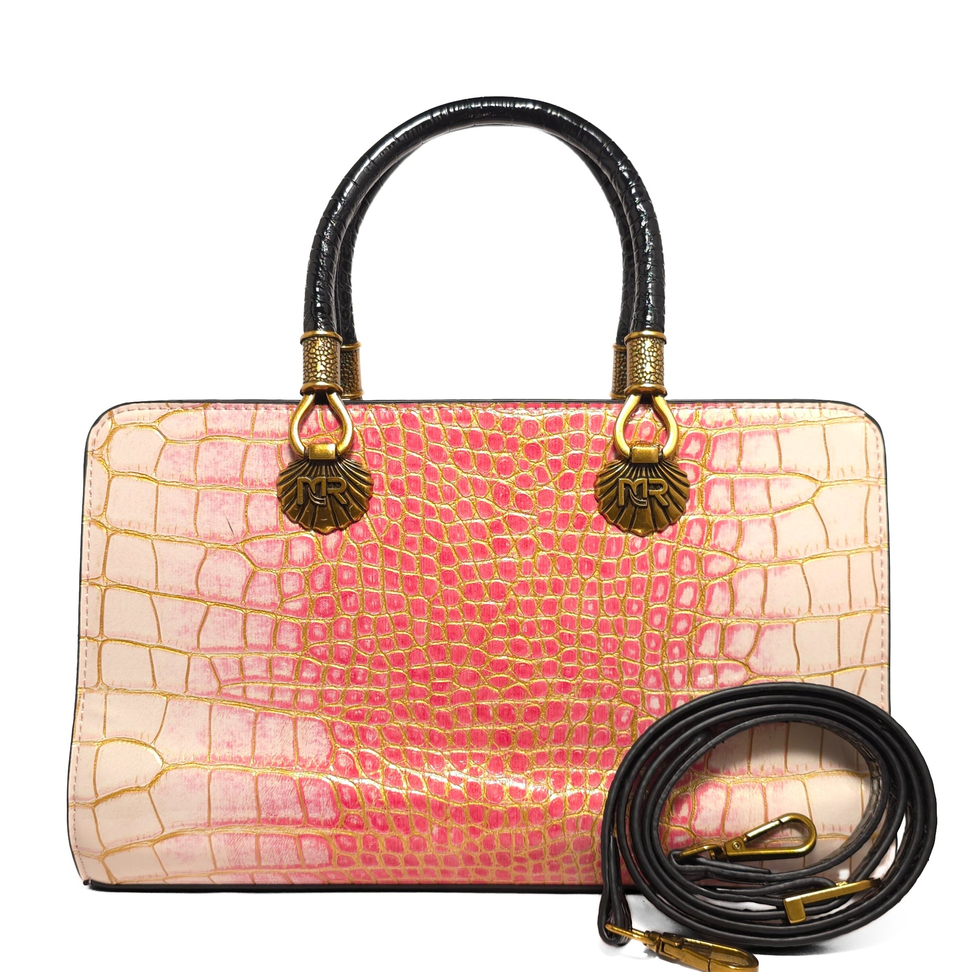Seashell Croc Bag