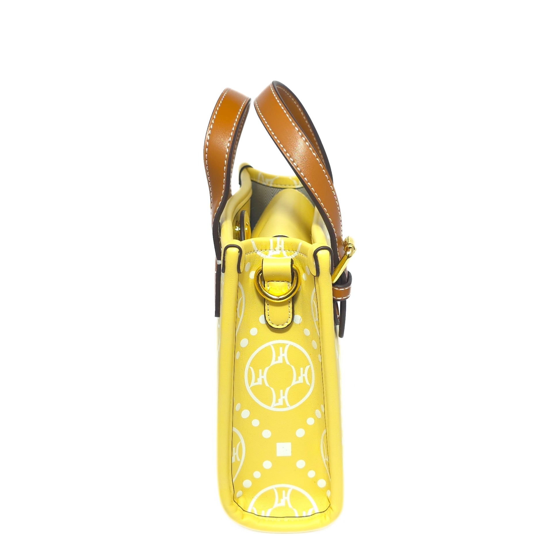 Yellow Mini Box Tote Bag