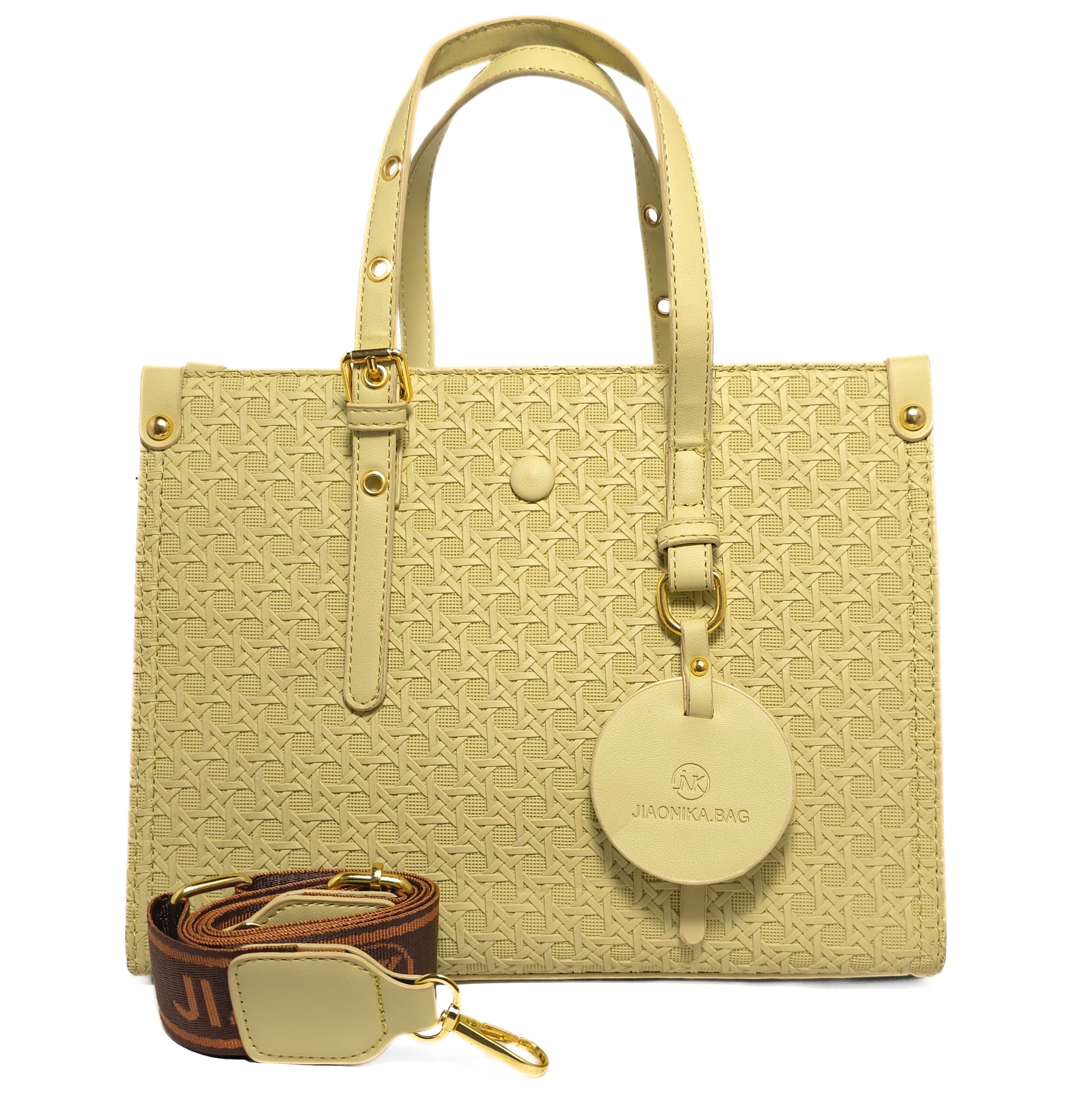 Geometric Weave Bag
