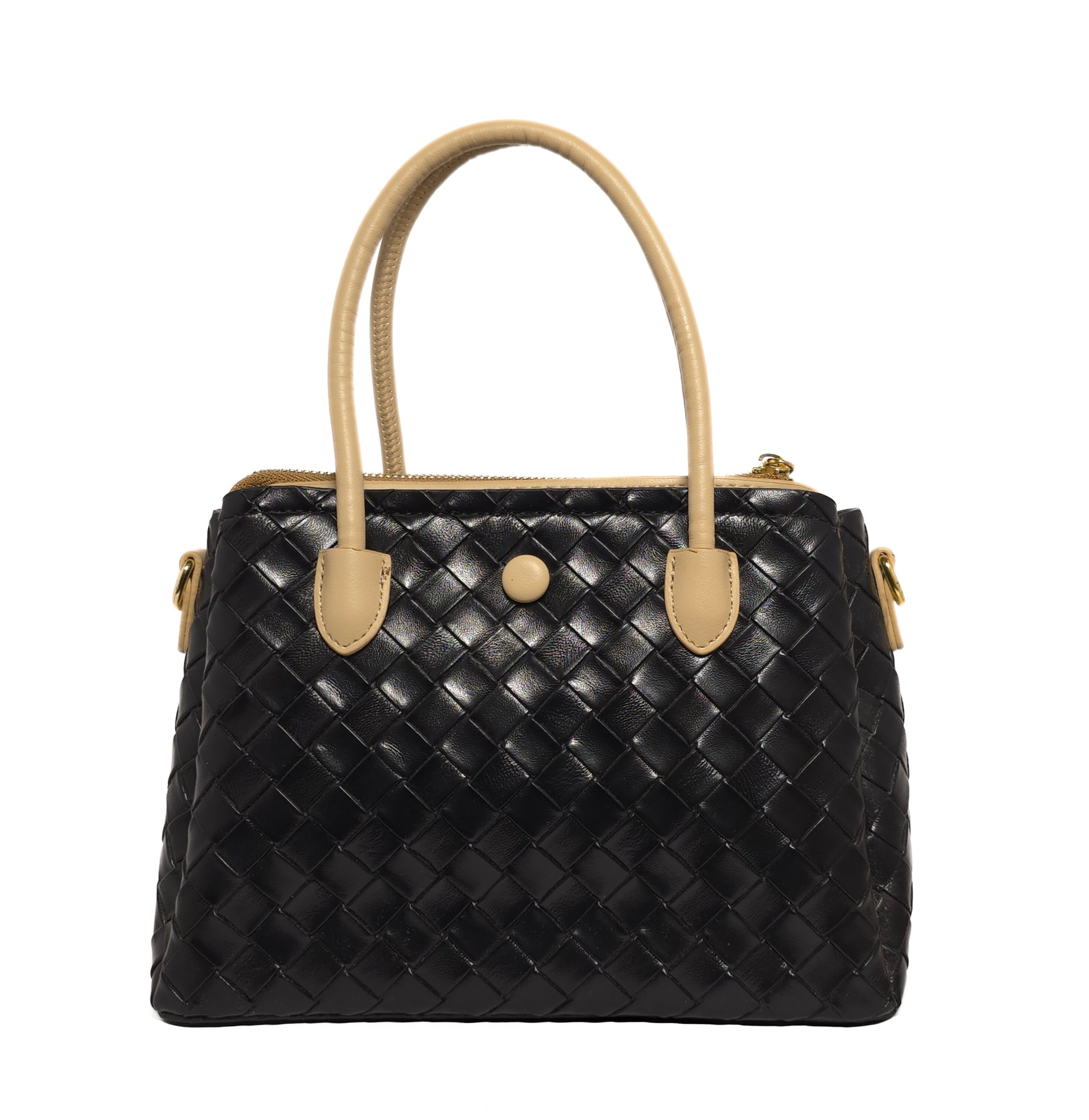 Woven Contrast Bag