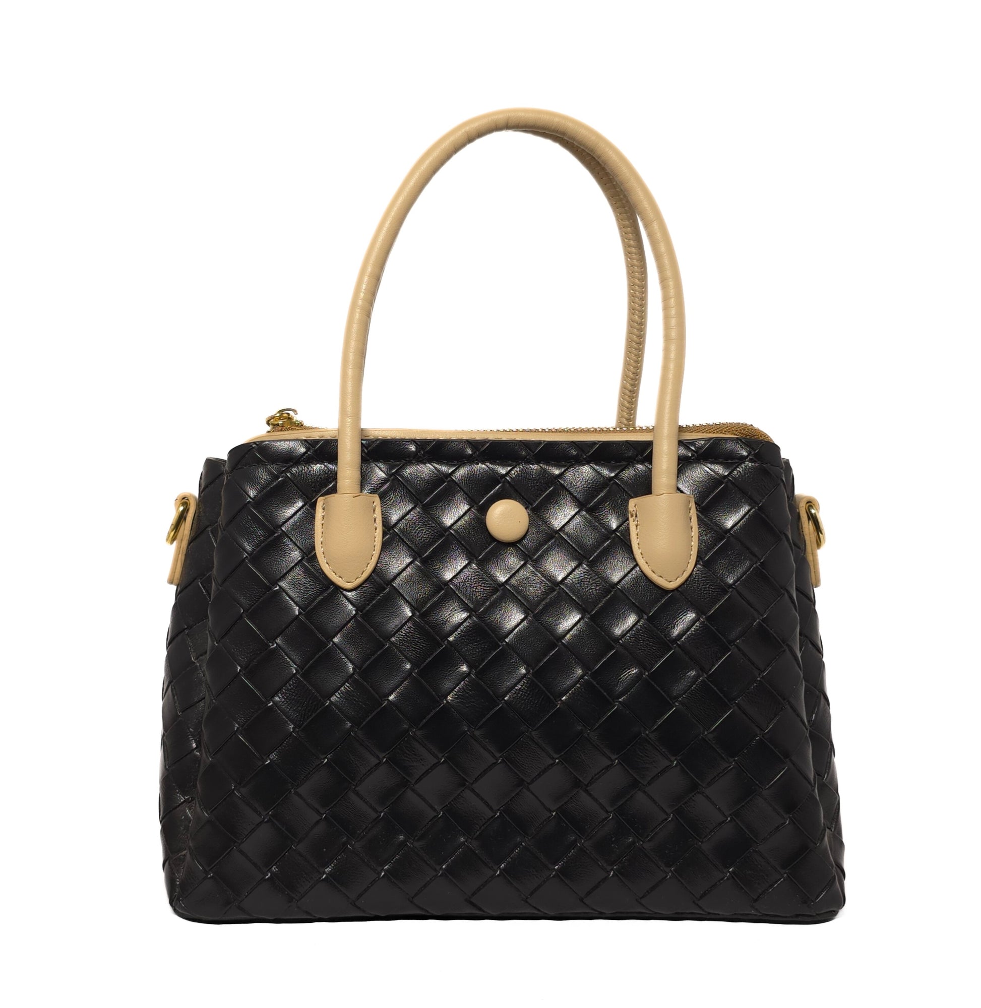 Woven Contrast Bag