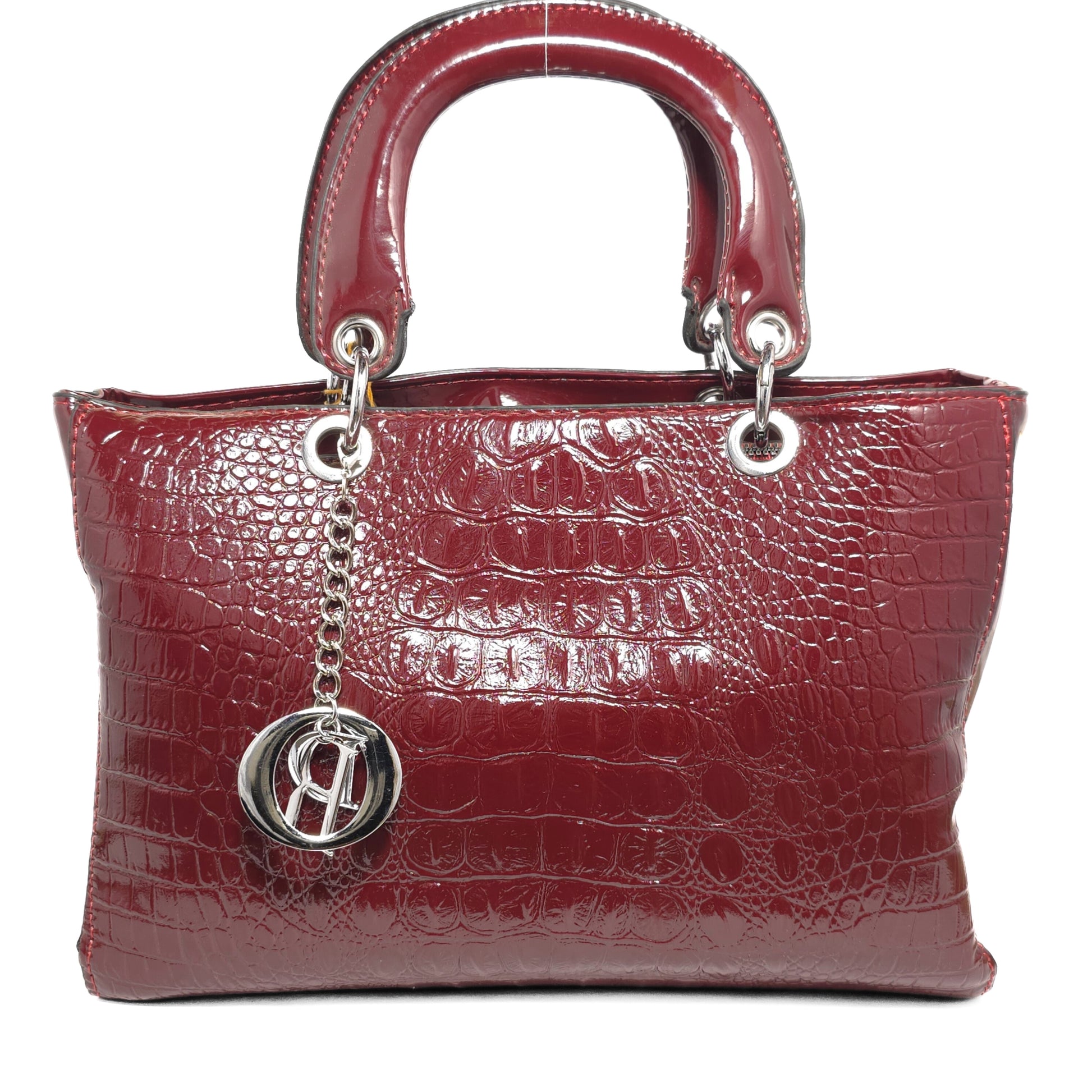 Patent Croc Bag