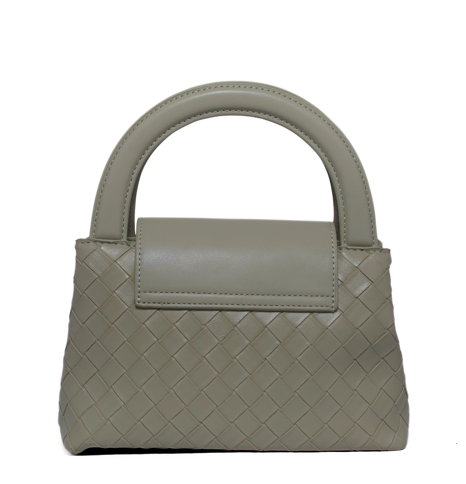 Olive Woven Texture Handbag