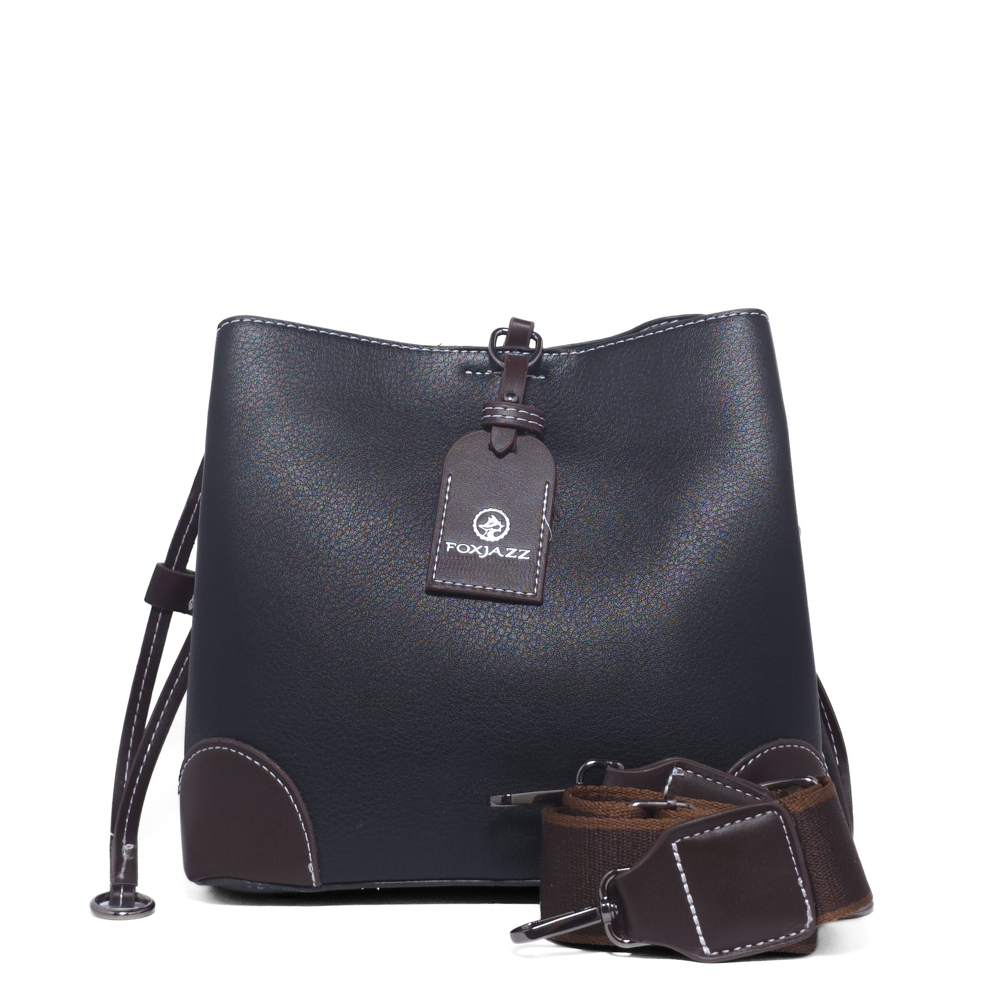 Minimalist Black Bucket Sling