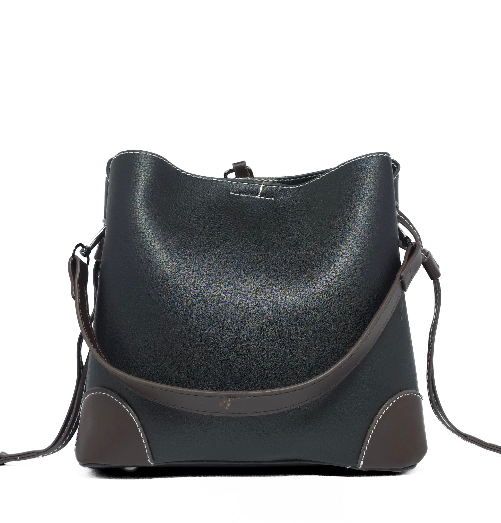Minimalist Black Bucket Sling