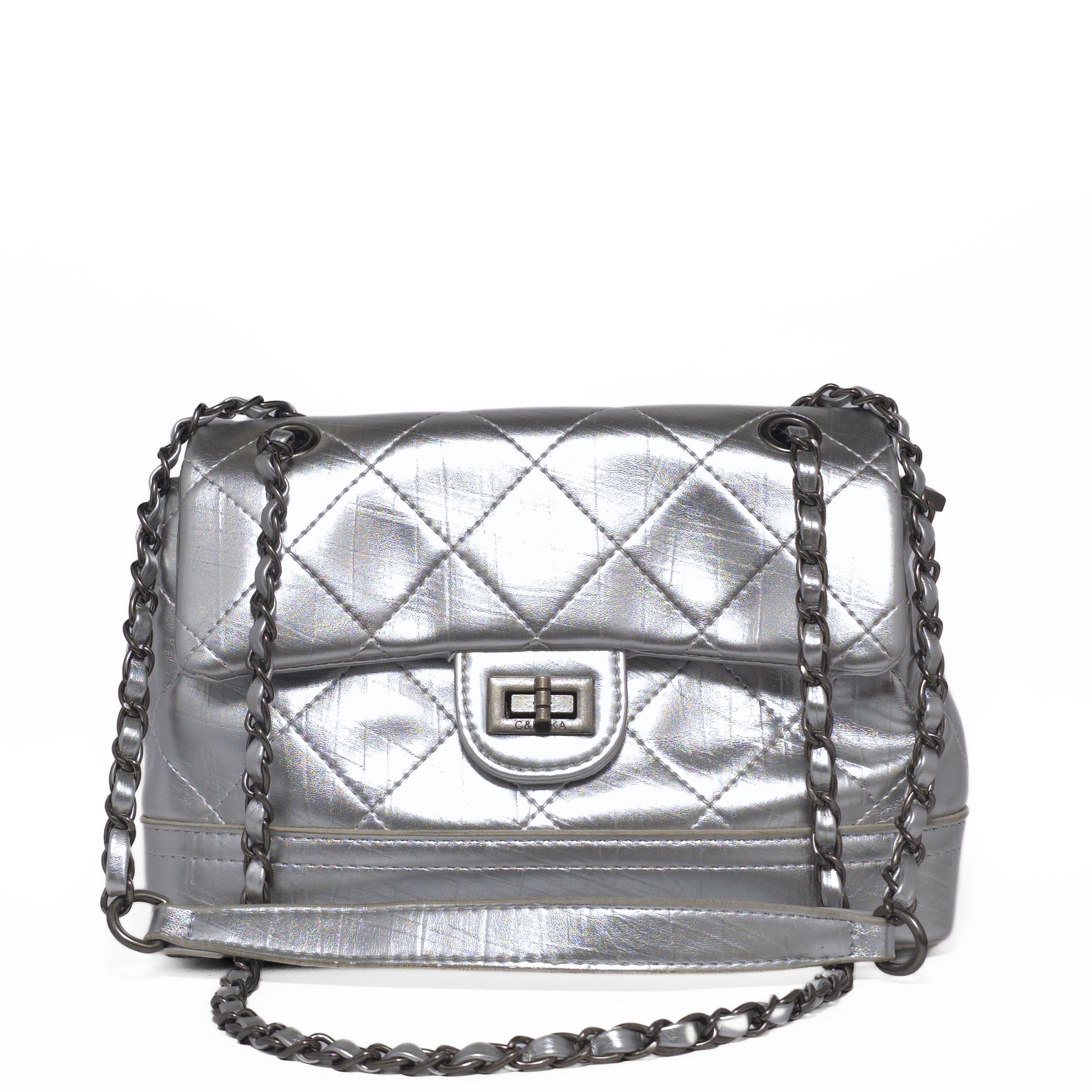 Monogram Barrel Satchel Bag