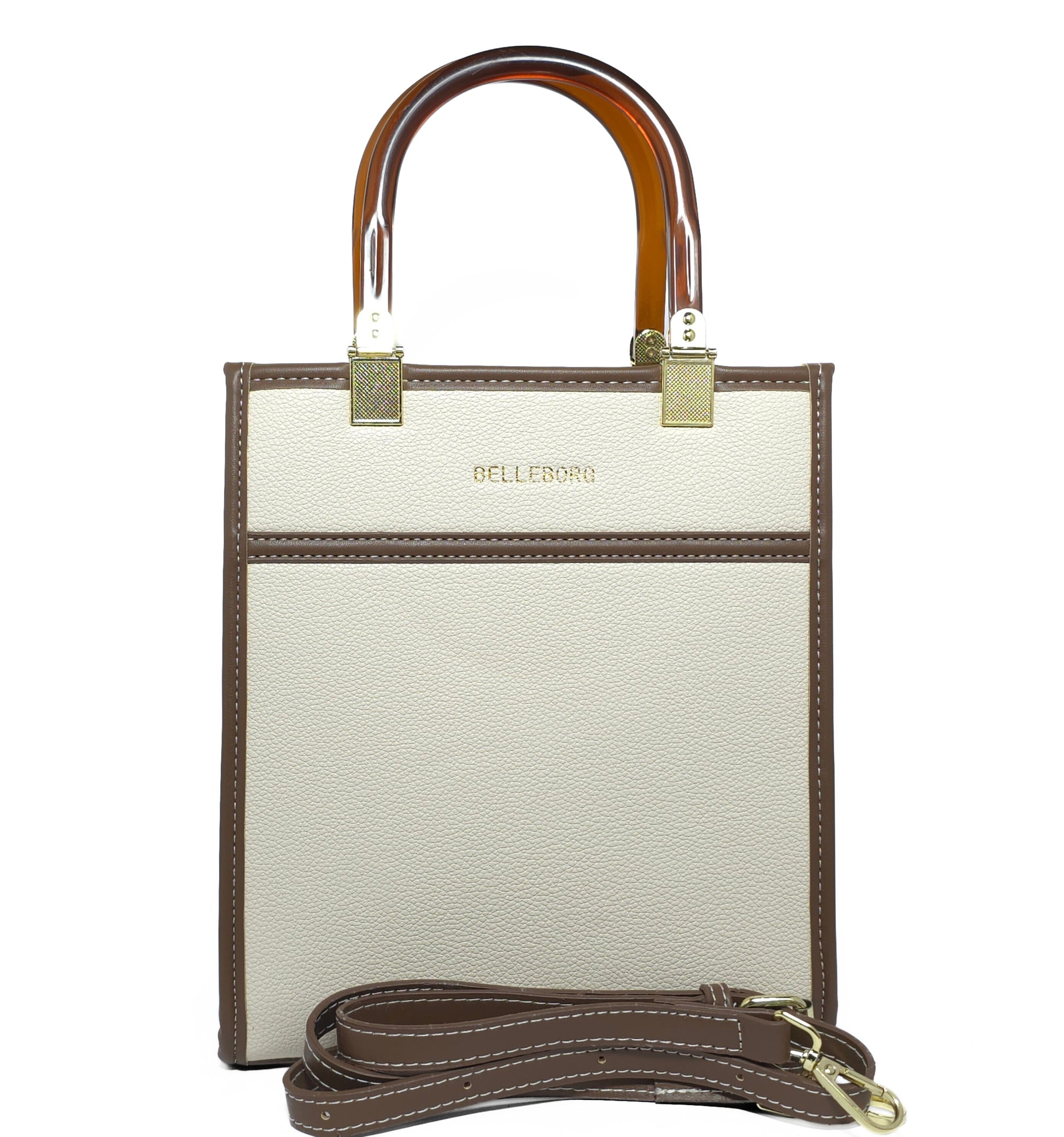 Resin Handle Tote Bag
