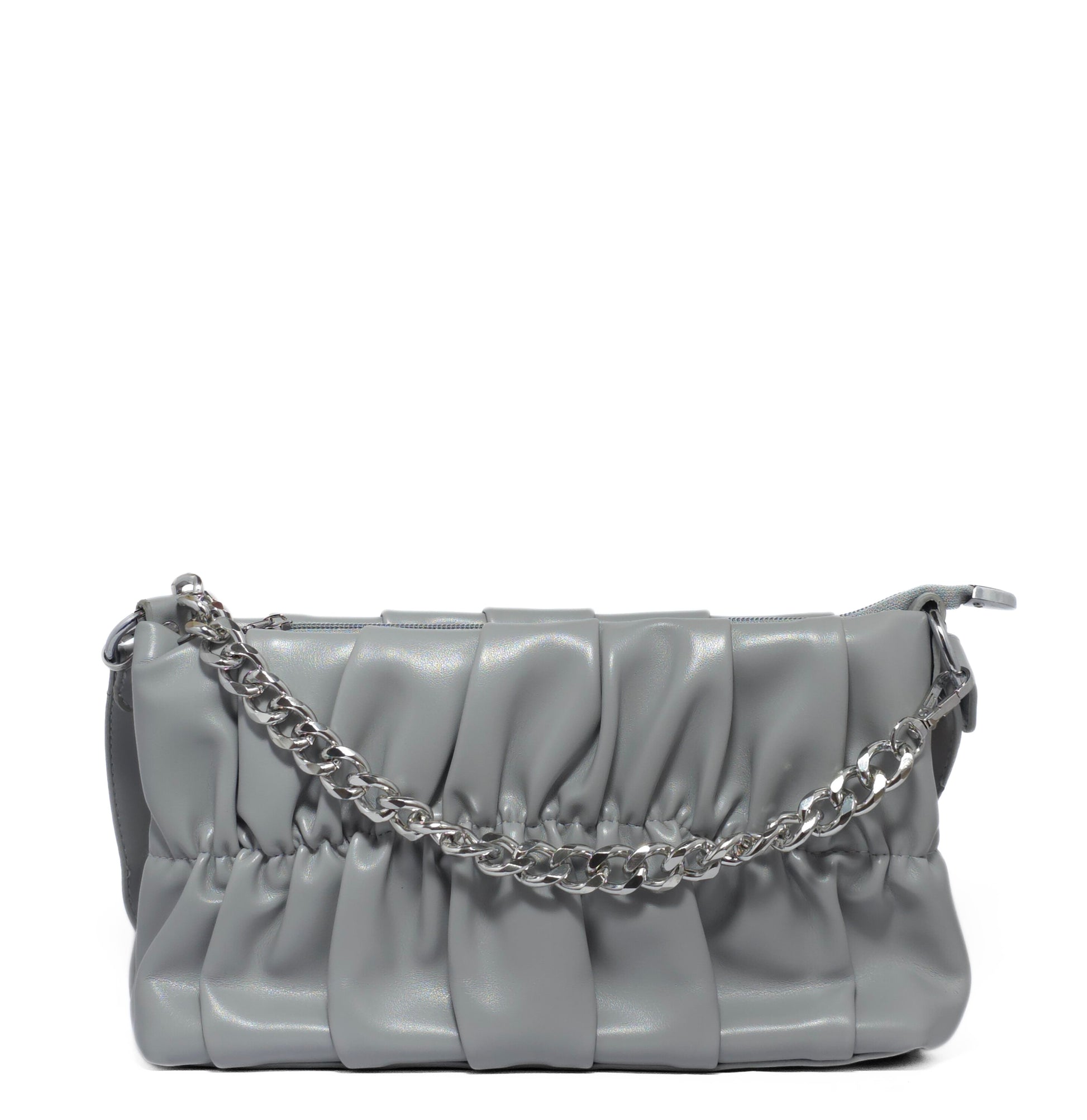 Ruched Chain Bag