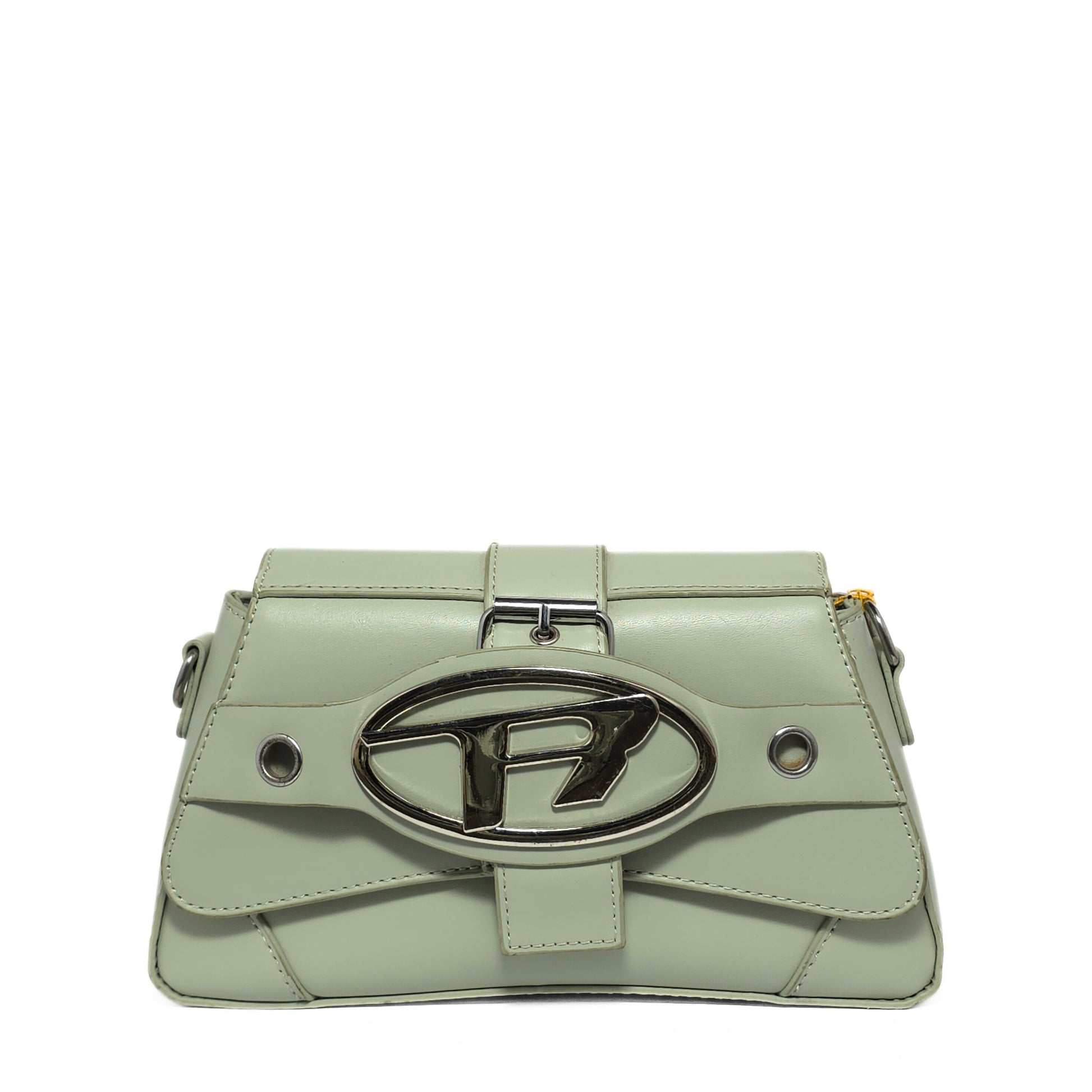 Reina Mint Emblem Bag